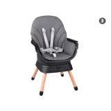 Zdejmowana tapicerka i koszyk na drobiazgi pod spodem krzesełka