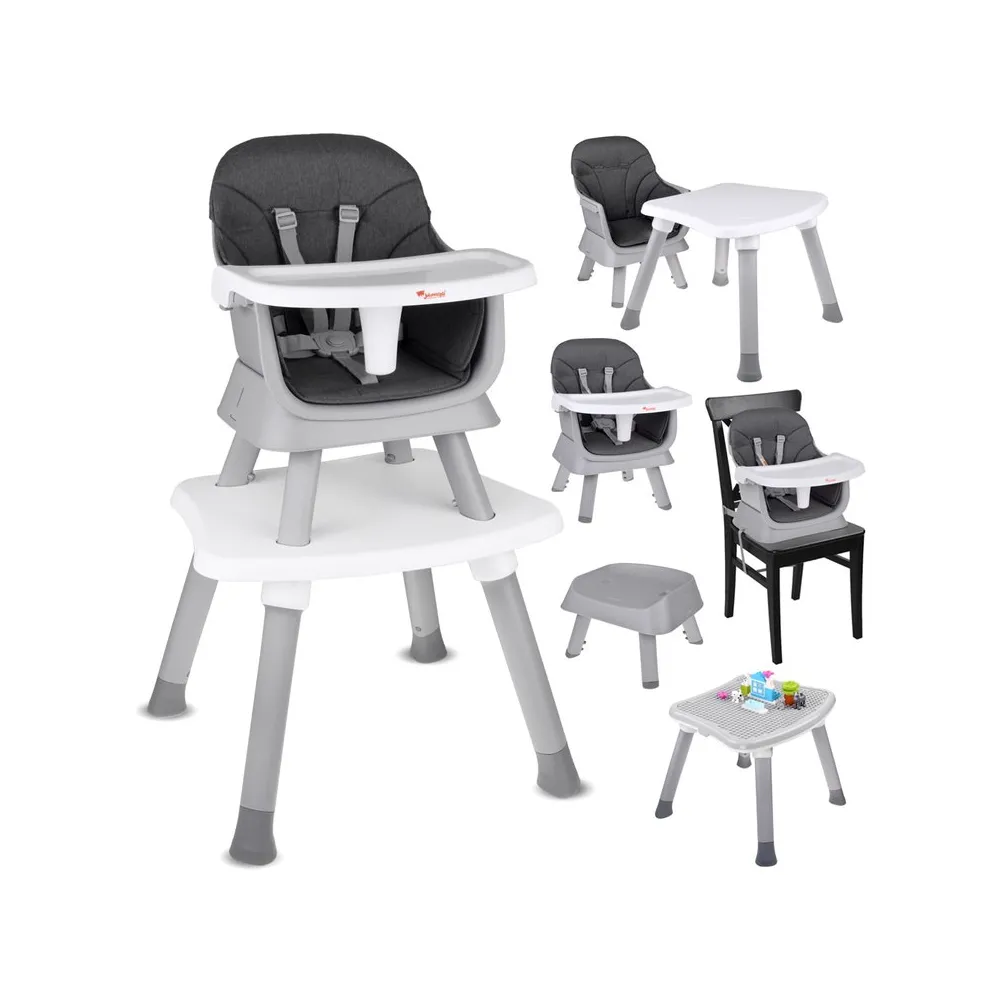 wielofunkcyjny fotelik 6w1 dla dzieci na jasnym tle