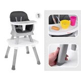 przód krzesełka do karmienia z zamontowaną tacką