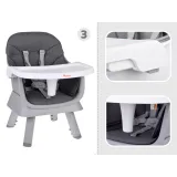 niski fotelik z tacką w wariancie do rysowania