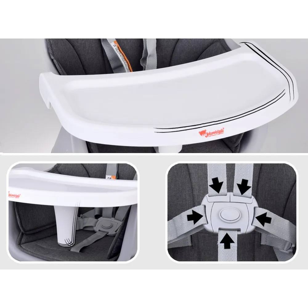 detal antypoślizgowych stopek fotelika do karmienia