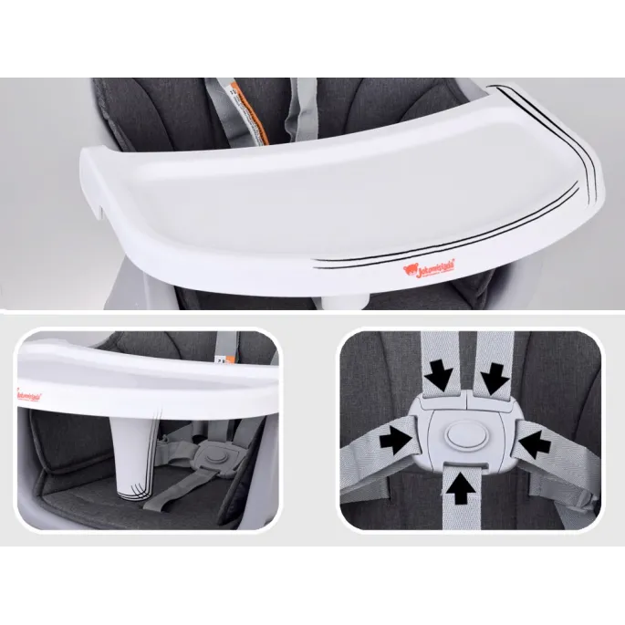 detal antypoślizgowych stopek fotelika do karmienia