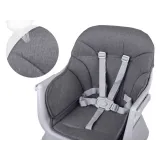 krzesełko dziecięce z pięciopunktowymi pasami bezpieczeństwa