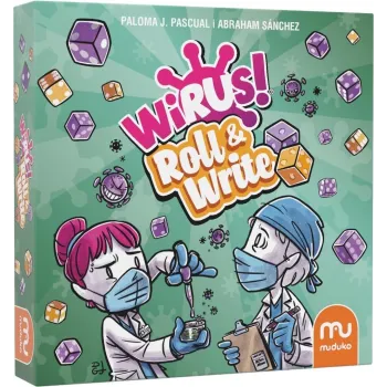 Wirus! Roll&Write MUDUKO – gra planszowa z elementami kości i notesu