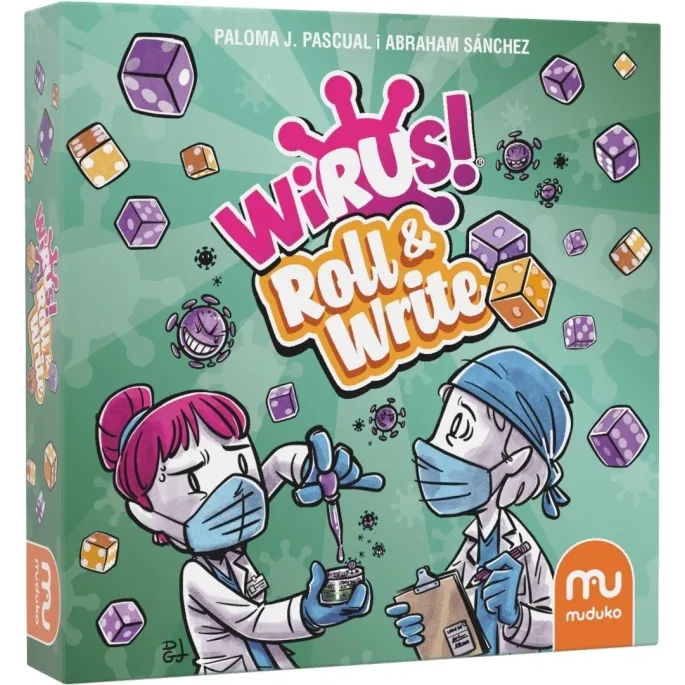 Wirus! Roll&Write MUDUKO – gra planszowa z elementami kości i notesu