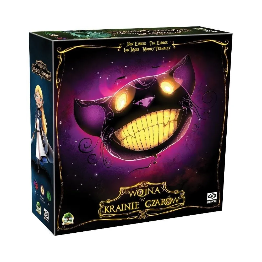 pudełko gry Wojna w Krainie Czarów GALAKTA na białym tle