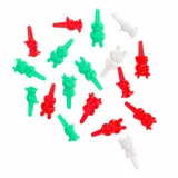 układ trasy z ogrodzeniami oraz oznaczeniami kierunku jazdy