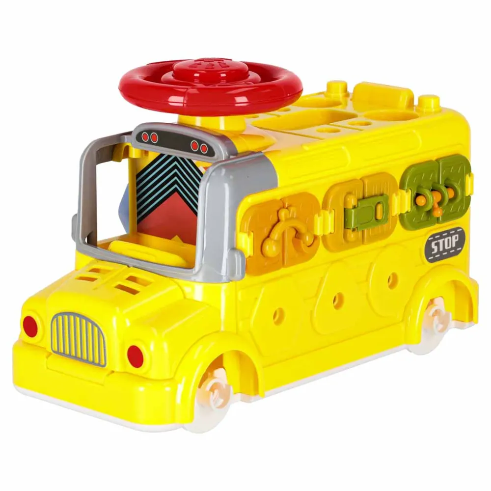 zestaw do skręcania z autobusem i narzędziami dla dzieci