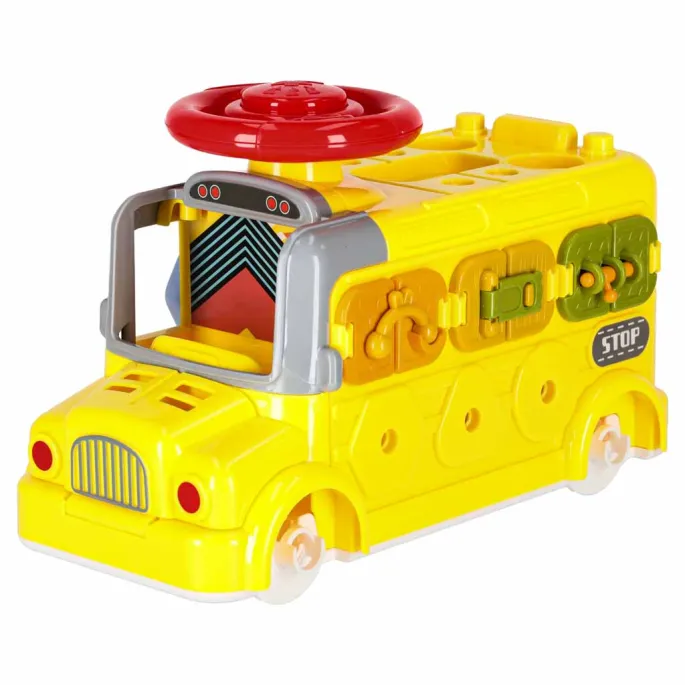 zestaw do skręcania z autobusem i narzędziami dla dzieci