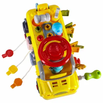 przykład wkręcania kształtów w karoserię autobusu