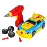 gotowy samochód do zabawy z akcentem na interaktywne elementy