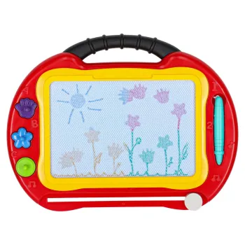 nóżki zamocowane do tablicy edukacyjnej tworzącej stolik