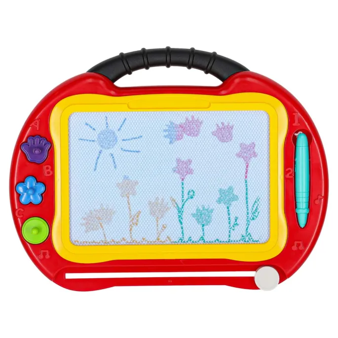 nóżki zamocowane do tablicy edukacyjnej tworzącej stolik