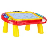 zestaw z tablicą, rysikiem i ozdobnymi naklejkami