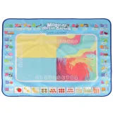 Zestaw akcesoriów do maty wodnej: mazaki, stemple, szablony i wałek