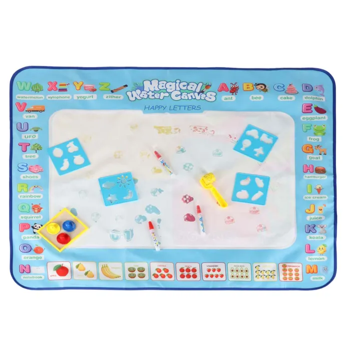 Szybkoschnąca mata edukacyjna w jasnych barwach, prezentacja produktu