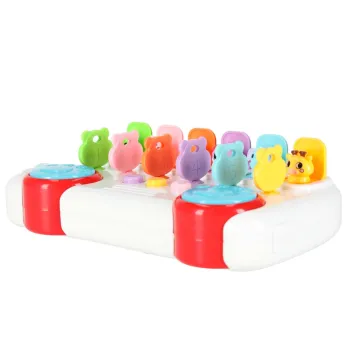 Front autobusu muzycznego z przyciskami i panelami dźwiękowymi