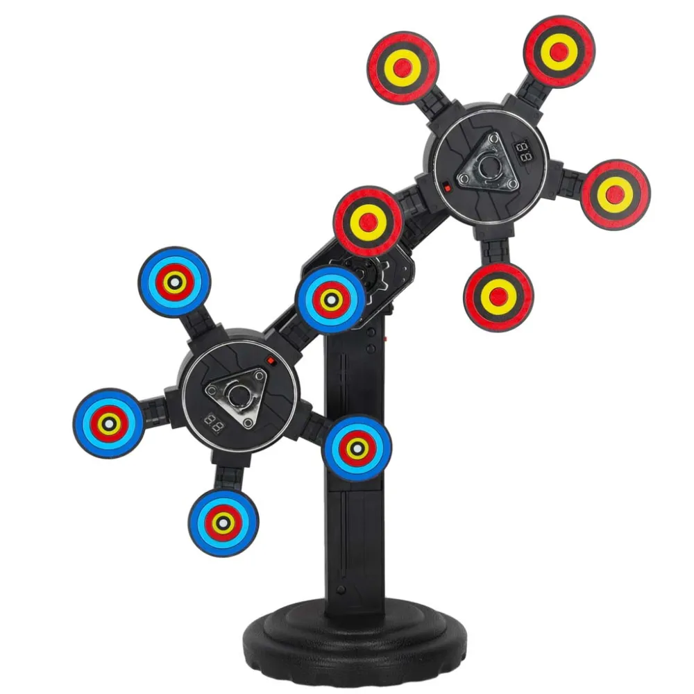 widok ruchomej tarczy z pięcioma celami bocznymi