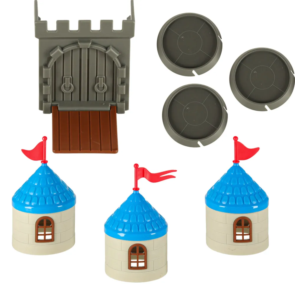 zestaw zamku z piasku gotowy do zabawy dla dzieci