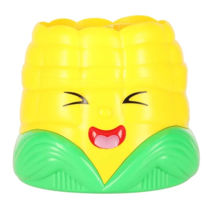 widok całego zestawu Złap popcorn z kubeczkami i ziarenkami