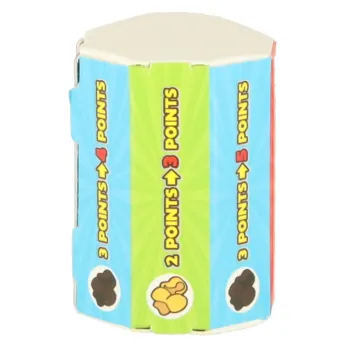 dzieci grające w Złap popcorn przy stole