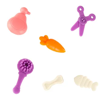 domek z otwartą klapą i tarasem do zabawy