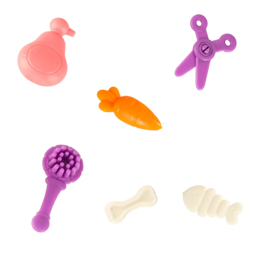 domek z otwartą klapą i tarasem do zabawy