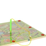 widok całego zestawu: plansza, dwa pisaki i opakowanie