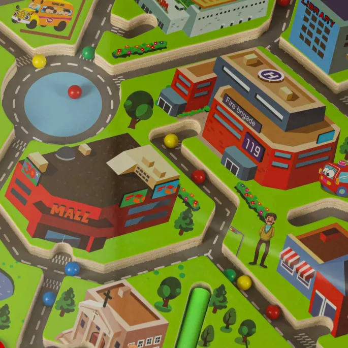 wersja labiryntu idealna na podróż dla dzieci