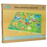 elementy gry wykonane z drewna oraz tworzywa sztucznego