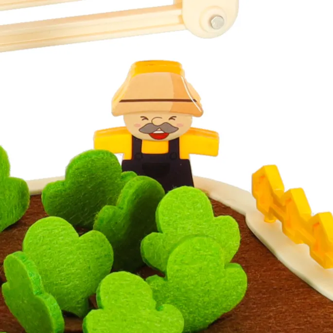 zestaw elementów edukacyjnych do gry familijnej dla dzieci