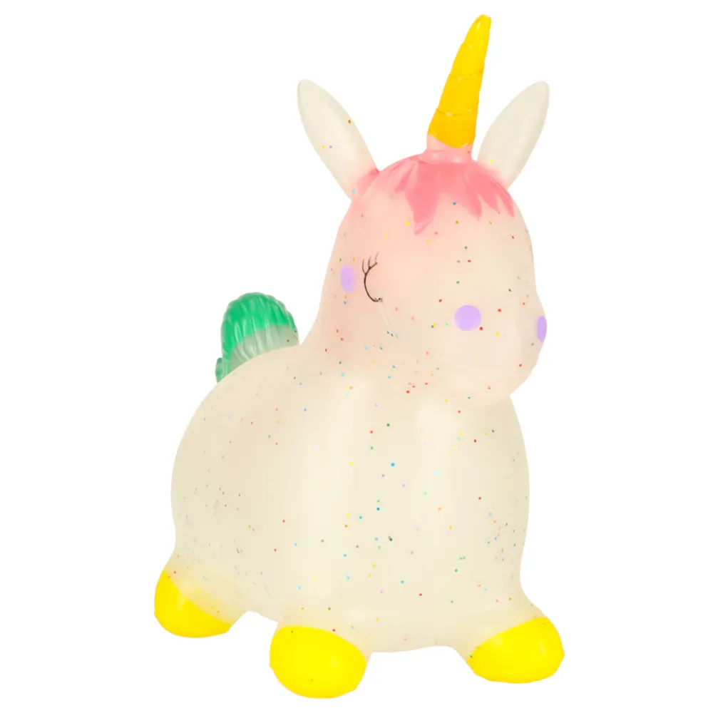 Zbliżenie na gumową powierzchnię skoczka jednorożca