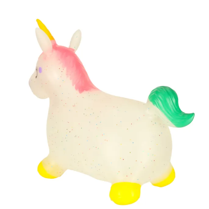 Skoczek gumowy przygotowany do zabawy w domowych warunkach