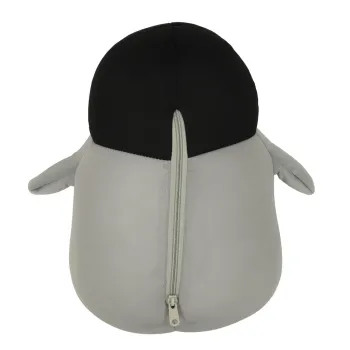 zbliżenie na kulki styropianowe wewnątrz poduszki dla dzieci