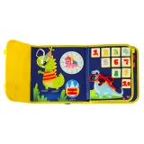 strona z kolorowymi jajkami do nauki kolorów i kształtów