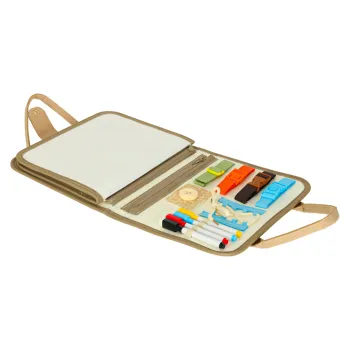 kolorowe filcowe dinozaury do przyczepiania na tablicy edukacyjnej