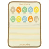 przenośna teczka montessori z białą tablicą suchościeralną do rysowania