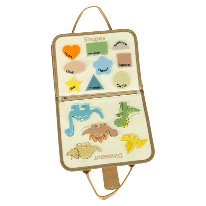 zbliżenie na sznurowadła i sprzączki w tablicy manipulacyjnej