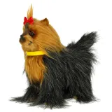 piesek york z widoczną obrożą i realistycznymi detalami pyska