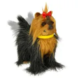 zbliżenie na przycisk uruchamiający melodyjkę na boku pieska