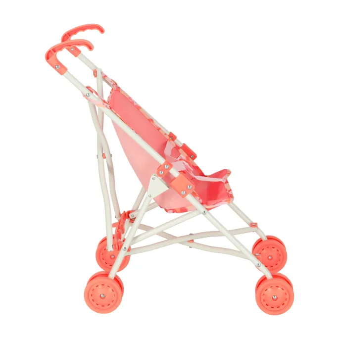 różowy wózek dla lalek baby annabell rozłożony do zabawy