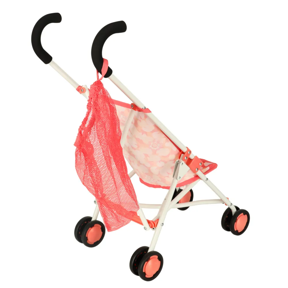 profil wózka spacerowego ustawionego na podłodze