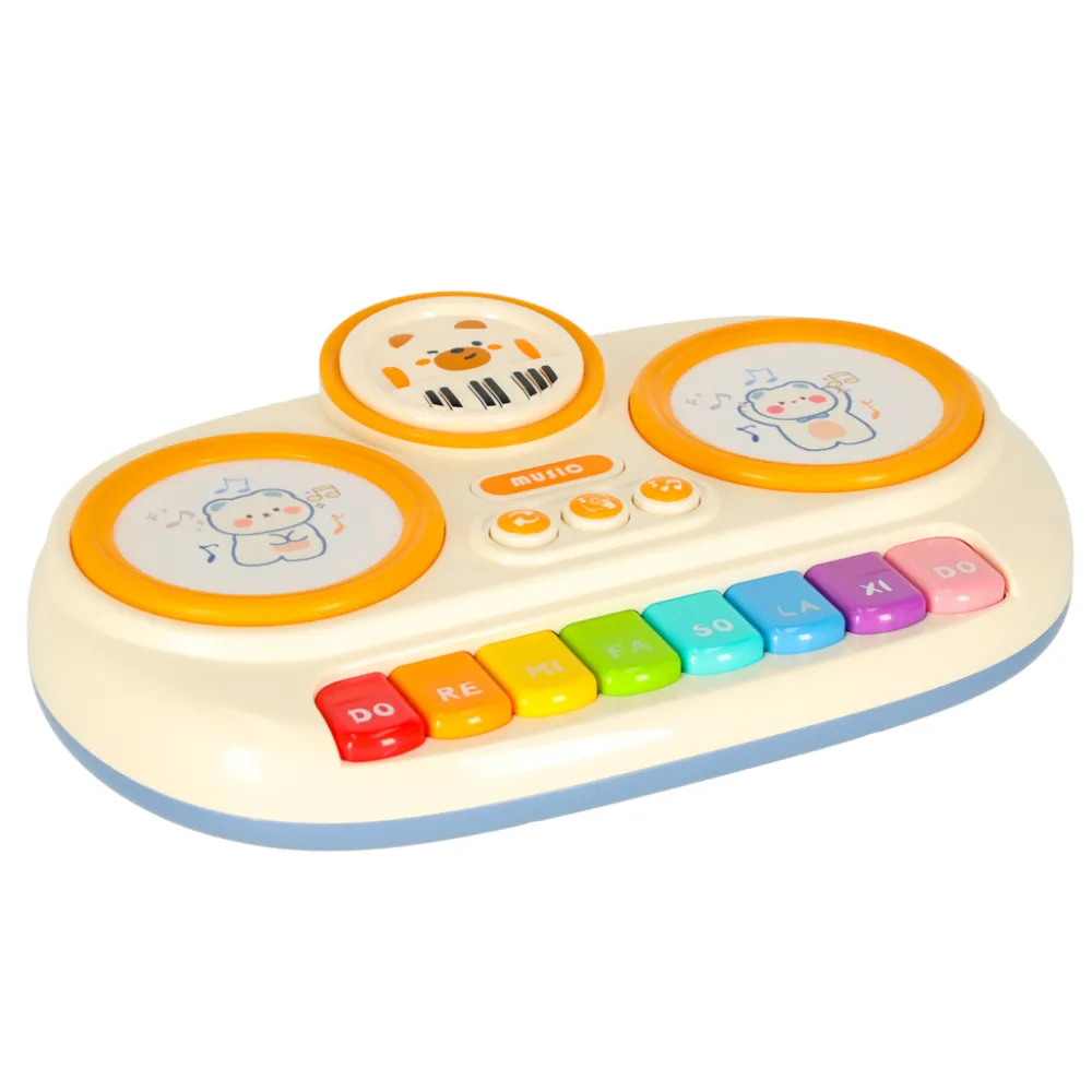 kolorowe klawisze organków z efektem świetlnym w trybie gry