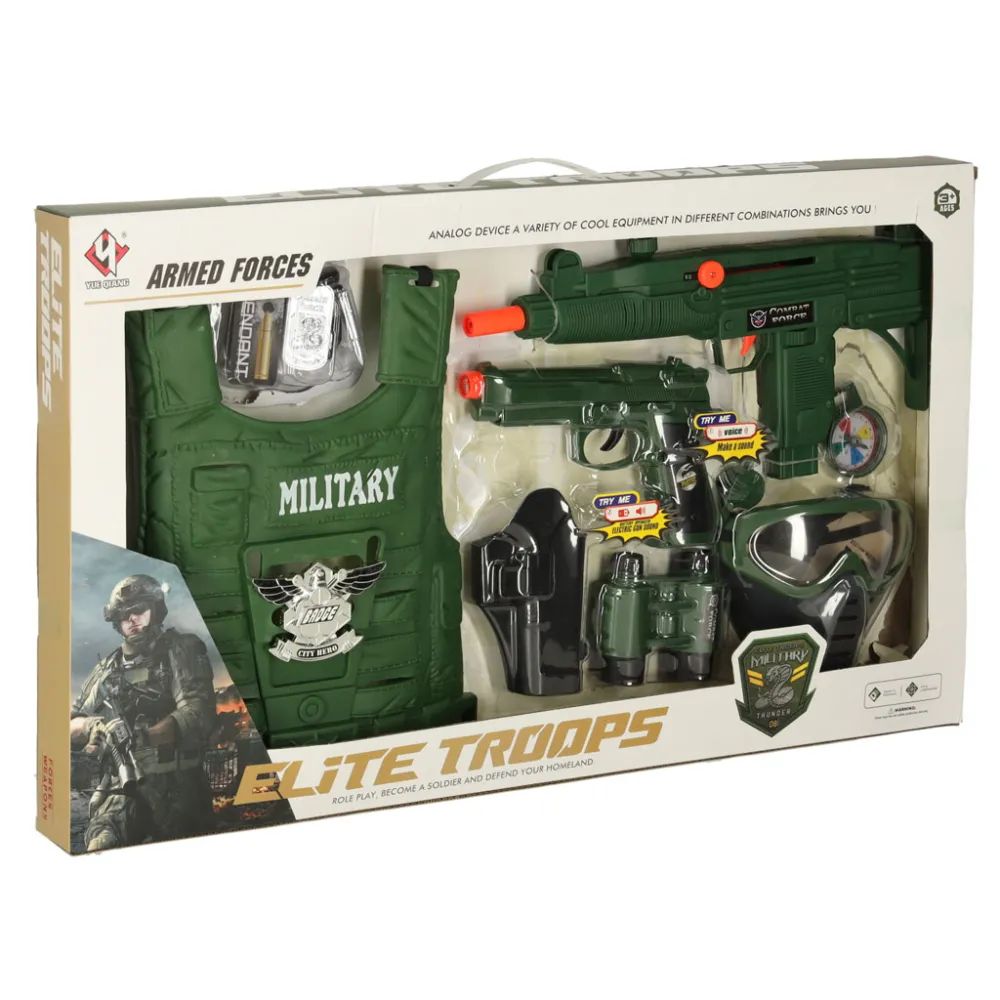 zestaw przebrania żołnierza idealny na przyjęcia tematyczne