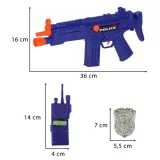 kolorowe zabawki policyjne dla chłopców i dziewczynek