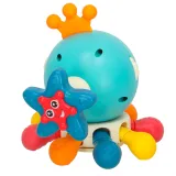 widok zabawki sensorycznej dla niemowląt z profilu