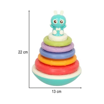 zabawka z dźwiękowymi efektami na tle opakowania