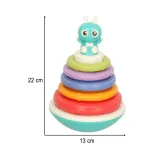 zabawka z dźwiękowymi efektami na tle opakowania