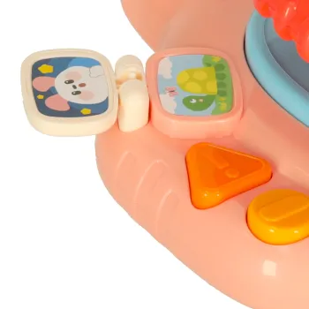 Zestaw z kierownicą, rzepami i instrukcją