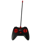 czerwone auto rc przygotowane do jazdy driftowej